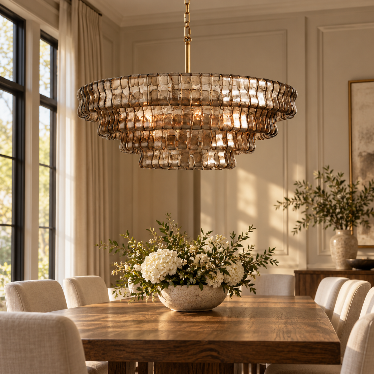Ghiaccio Round Chandelier