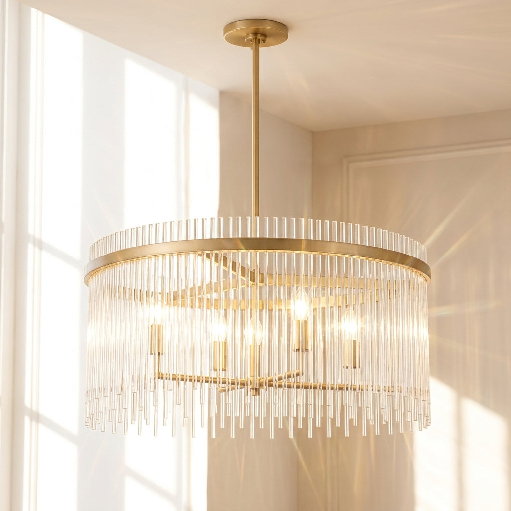 24-Inch 4-Light Chandelier by Drew and Jonathan