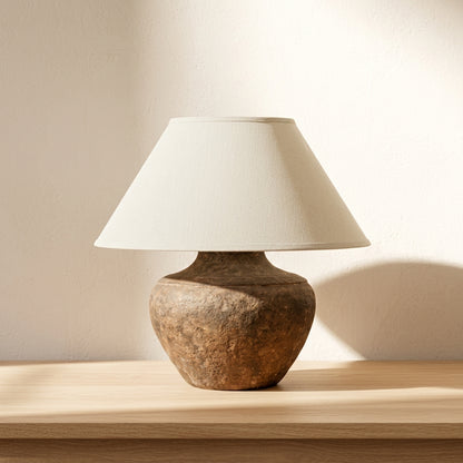 Calabria 20-Inch LED Table Lamp Rustco Finish