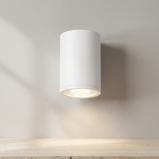 Nordic 5-Inch 15W Outdoor LED Cylinder Ceiling Mount