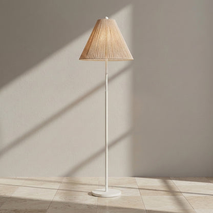 Sonoma 64-Inch 1-Light Floor Lamp Bleached Abaca